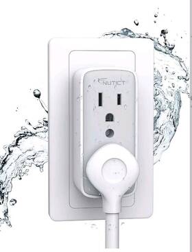 Nutict 728120948681 3 Outlet Extender Outdoor Power Strip Weatherproof Waterproof Lot Of