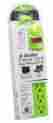 Nv-01396 Finelife Power Strip 6 Outlet Surge Protector 1.5 Ft Cord Lime Green 817644013279