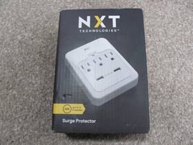 Nx54320 Nxt Technologies 718103313261 Brand New 3-outlet And 2 Usb Wall Tap 600 Joules