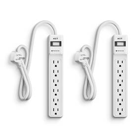 Nx54311 Nxt Technologies 6-outlet Surge Protector 2.5ft Cord 500 Joule