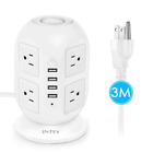 Ny-s04 Intey Power Strip Surge Protector Outlet Usb Ports 708445636548