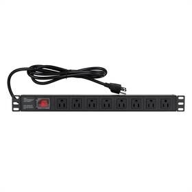 7895236410 Ofcn 19 Inch 1u Rack Mount Pdu Power Strips 6 Or 8 Outlet Mountable Strip Wall M