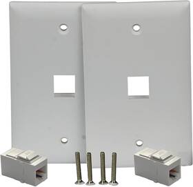 Wp3452whwp2 On-q 804428434856 Keystone Wall Plate White
