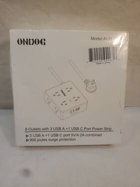 1796292234 Ondog 6 Ft Extension Cord Power Strip With 4 Usb Ports Widely Surge Protector