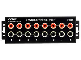 Oono 954525592394 Banana Jack 8 Outlet Dc Power Distribution Strip Without Cable