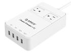 Tpc-2a4u-us-wh Orico 2 Outlet Surge