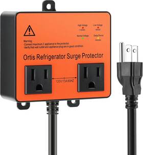 Ortis 705353709739 Refrigerator Surge Protector Double Outlet Voltage For Home App