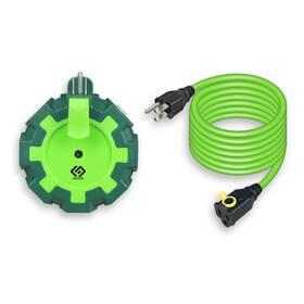 Oskos 082721411334 6 Grounded Outlets Power Hub With Swivel Safety Cover Outdoor Use Res