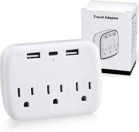 Oudain 313029780779 Cruise Power Strip Essentials Non Surge Protection Outlet Extender With 3