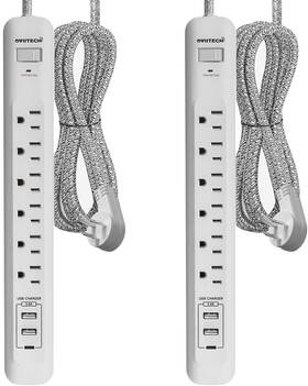 Port6 Oviitech 717877562707 Surge Protector Power Strip With Usb Ac Outlets 3 Ports Str