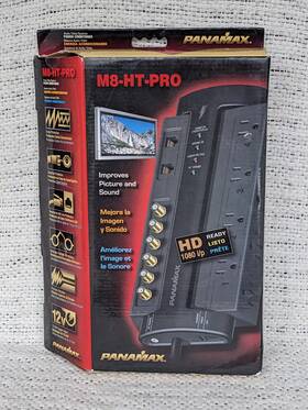 M8-ht-pro Panamax Ibx00825 8 3-prong Port Power 2 Telco/lan And 6 Sat/catv Inputs