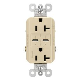 Tr20usbpdi Pass & Seymour 785007297768 Power Delivery Usb Outlet Ivory