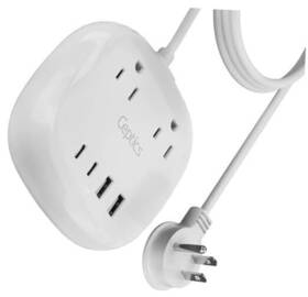Ps-3b4u-21ww Paul Zeng Universal Supplies Llc Usb C Power Strip Compact Surge Protector With Grounded Dual And Usb-c
