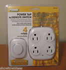 Pbfstap Prime Turns 1 Outlet To 4 Power Tap W 6 Ft Remote Switch New 054732818266