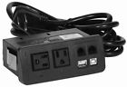 Pc-patch Vfi Power Panel With Surge Protection And Usb Port 190259416742