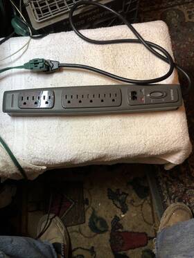 Spp3177 Philips Phil12 Office 16 Inch 8-outlet Surge Protector Ac Line And Ethernet On/of