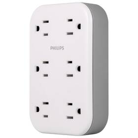 Spp6602w Philips Spp6602w/37 Ezfit 6-outlet Surge Protector Outlet Extender Wall Tap Grounded Wi