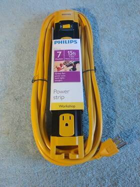 Sps2060b Philips Sps2060b/17 15ft Heavy Duty Extension Cord/power Strip 7 Outlets Nip