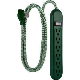 Spc3064ga Phillips Spc3064ga/27 6 Ft. Cord 6-outlet Braided Power Strip
