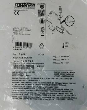 Ttc-6-1x2-24dc-ut Phoenix Contact 055626135533 New Surge Protector