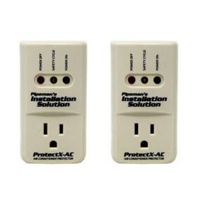 451215 Pipemans Installation Solution 2-pack 3600 Watts Air Conditioner Surge Brownout Voltage Protector New Model