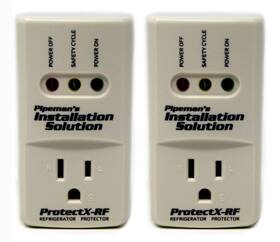Pipemans Installation Solution 704078964324 2 Pack Surge Voltage Protector 1800 Watts White