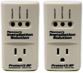 Pipemans Installation Solution 726084338227 2 Pack Surge Voltage Protector 1800 Watts White