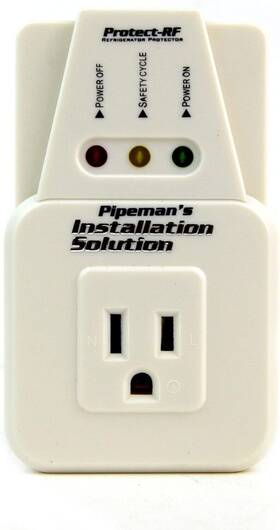 Pipemans Installation Solution 761691243779 New Voltage Protector Brownout Surge Refrigerator 1800-watt Appliance Protect-rf