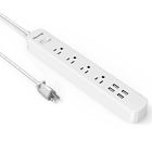 Pl-4a4u Panlong Power Strip Surge Protector With Usb Charging 696227507066