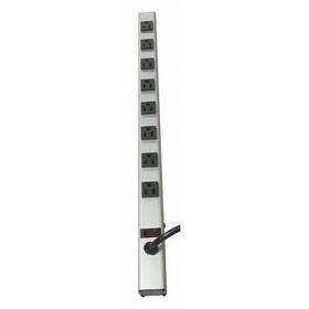 52ny32 Power First Outlet Strip 8 5-15r 5-15p 6 Ft. Gray