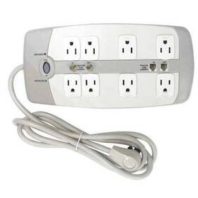 52ny59 Power First Outlet Strip Surge 8 S 5-15r 5-15p 6 Ft. White