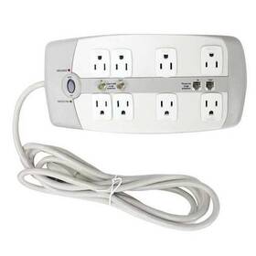 52ny63 Power First Outlet Strip Surge 8 S 5-15r 5-15p 10 Ft. White