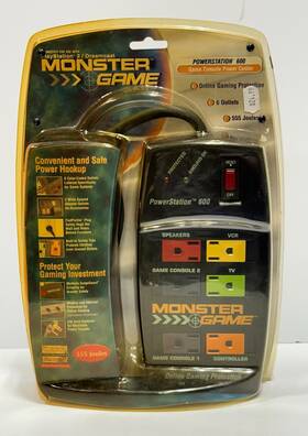 Ps600 Powerstation 050644275739 600 Monster Cable With 555 Joules Surge Protection Nos