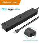 Powerstrip04 Tonbux Upgrade Wifi Smart Power Strip Alexa Surge Protector With