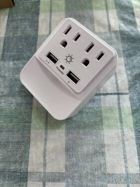 Ahr-335 Powrui Usb Wall Charger Outlet Adapter 2-pack Surge Protector 1080 Joules