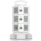 Powstrp10ot4uwht Tnp Ac Adapters Power Strip With Usb Surge 818073029169