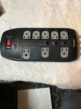 S9p802ebc4 Prime Prime8 120ac Rare Vtg 8-outlets Network Relocatable Power Taps For Phone Etc