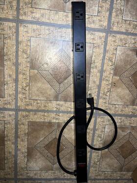 Proht 313109929999 2 Feet 6-outlet Metal Spaced Power Strip With 3 Cord