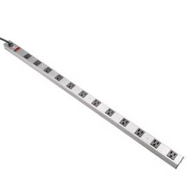 Proht 711181428575 12-outlet Aluminum Power Strip With 3 Ft. Cord