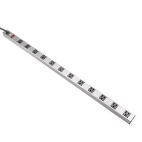 Proht 857601031984 12-outlet Aluminum Power Strip With 3 Ft. Cord