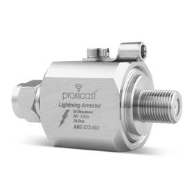 Ant-272-002 Proxicast Coaxial Lightning Arrester/suppressor With Male/female 75 Ohm F Connectors -