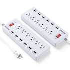 Ps-9008-2 Poweradd Pack Usb Ports Power Strip Extension Lead With Surge