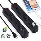 Ps-9019bk Poweradd Usb Charging Port Outlet Power Strip With 729043181599