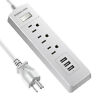 Ps-9033weus Poweradd Outlet Power Strip Lightningproof Surge Protector With 610877827275