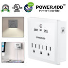 Ps-9034ur Poweradd Outlet Usb Charging Ports Night Light Wall 610877826841