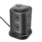 Ps-mg002-0909 Safemore Power Strip Surge Protector Multi Outlets With Overload Protection