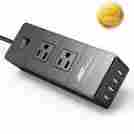 Ps003 Flepow Portable Power Converters Strip Surge Protector Travel Charger With 707581992730