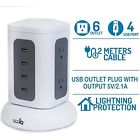 Ptph3033towersurgeprotectorwhite Perfect Life Ideas Power Strip Surge Protector Outlet 738223055346