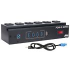 Pwr793 American Dj Bar Utility Power Block With Surge 818651020601