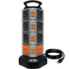 Qczo672 Anko Power Strip Tower Surge Protector Electric Charging 638183952719
